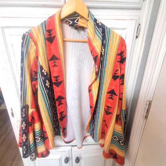 L&B Sweaters - L&B Multicolor Aztec Women's Cardigan